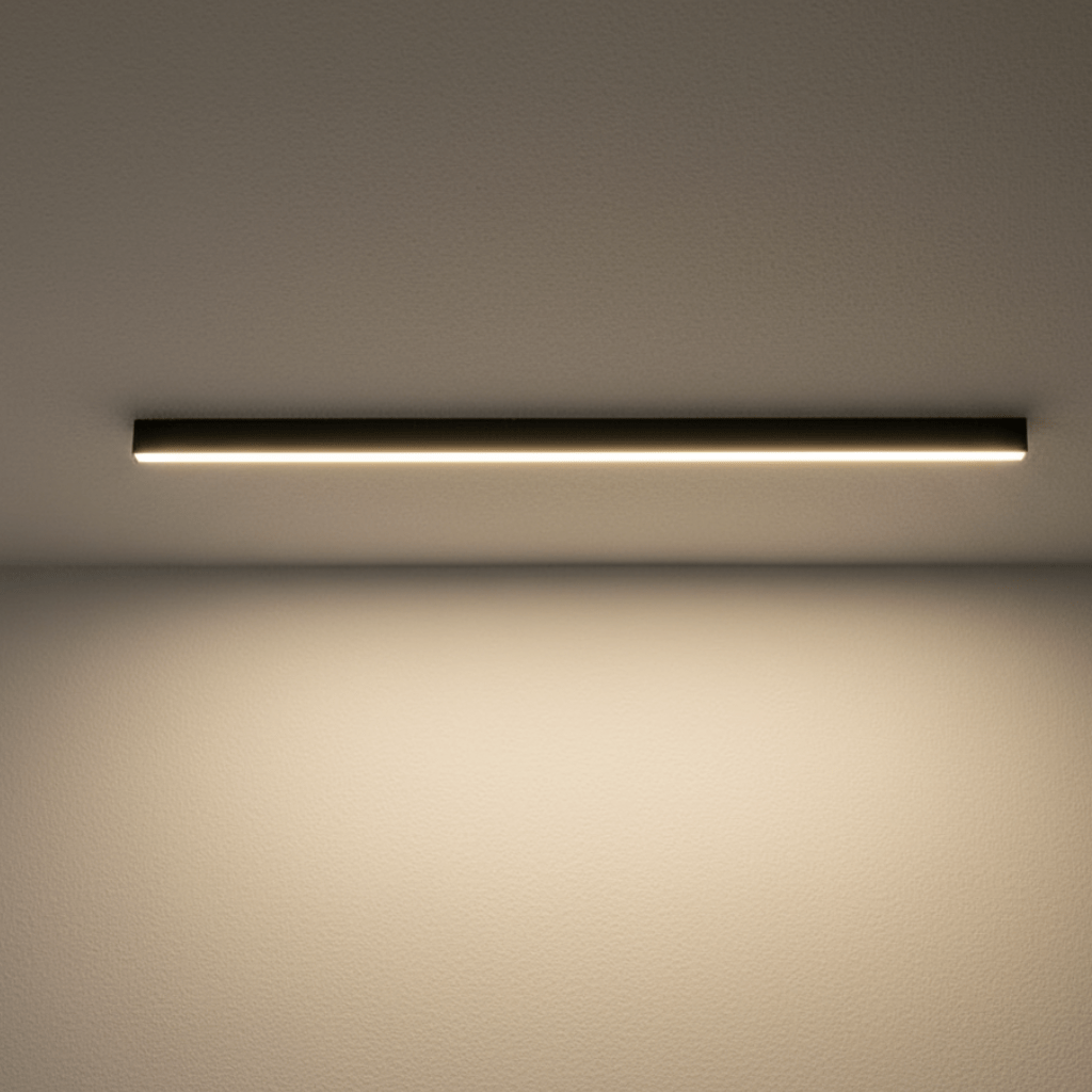 Modern LED flush mount ceiling lamp with Scandinavian design for bright home decor.