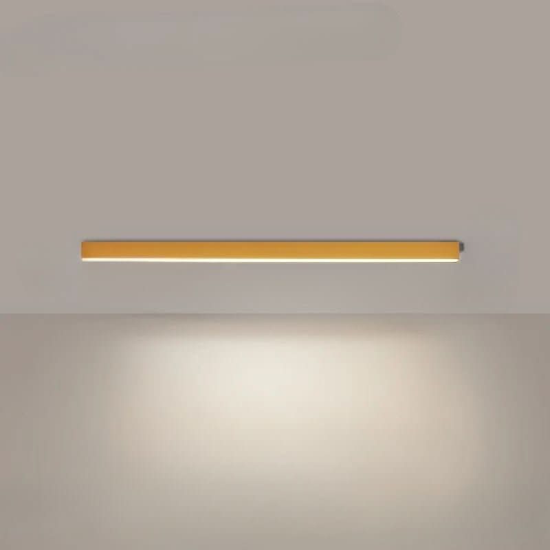 Minimalist acrylic LED flush mount light, Scandinavian design for elegant home decor.
