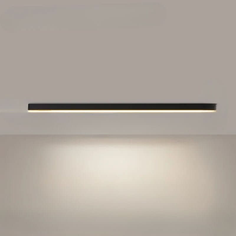 Contemporary LED ceiling lamp, modern design, flush mount, bright acrylic light.