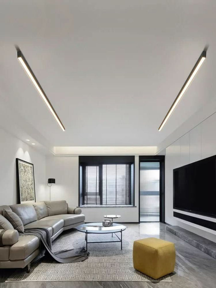 Contemporary Scandinavian LED ceiling light, ideal for modern home & office lighting.