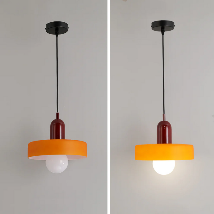 GloboLuxe LED pendant light, contemporary design for living rooms.
