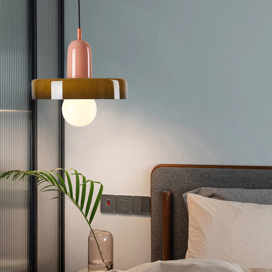 Contemporary GloboLuxe LED lamp, stunning glass globe design.