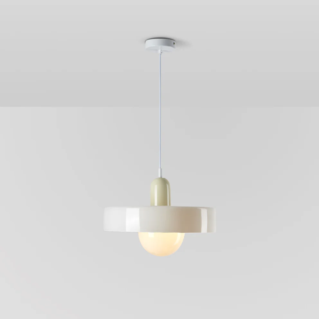 Glass globe LED pendant light, ideal for modern home interior design.