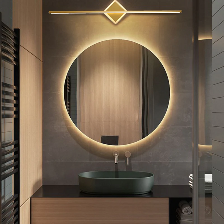 Contemporary LED wall lamp, square metal design, a perfect fit for modern home decor trends.