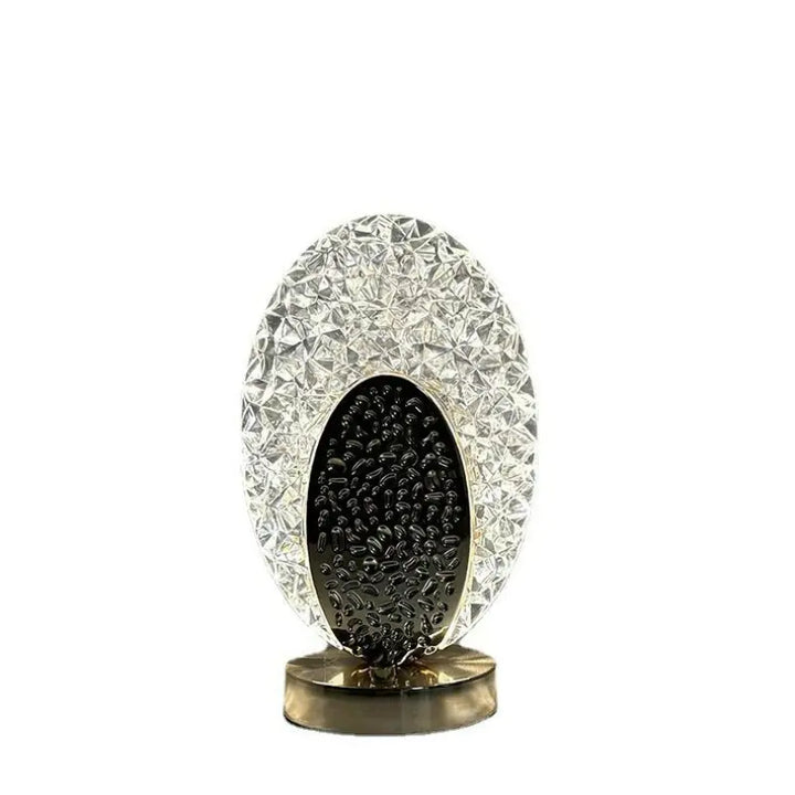 Rechargeable wireless peacock table lamp, a luxurious modern LED accent for living rooms & bedrooms.