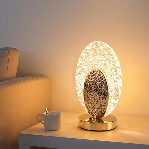 Contemporary luxury peacock desk lamp with unique design, offering stylish LED illumination for your home.