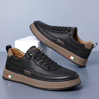 Single men's everyday sneaker, highlighting its modern design and comfort features.