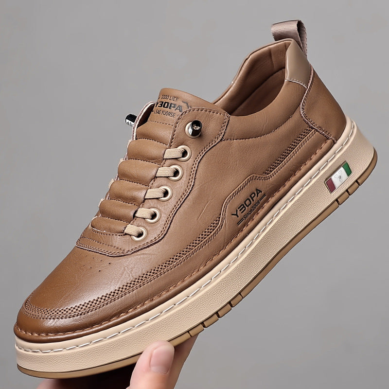 Front view of contemporary men's everyday wear sneakers, ideal for walking and fashion.