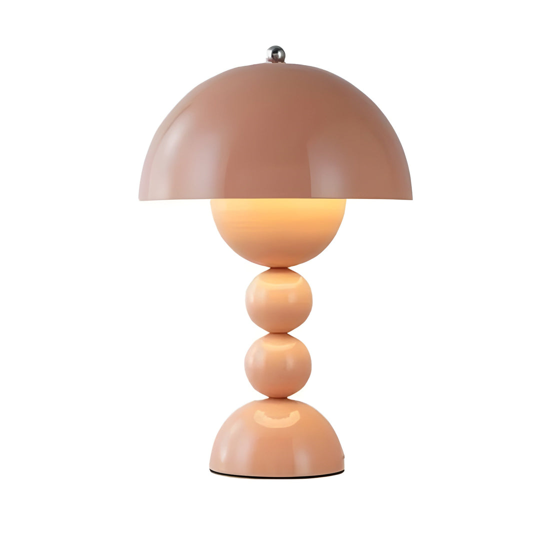 Scandinavian dimmable LED desk lamp, unique flower bud design, modern home lighting.