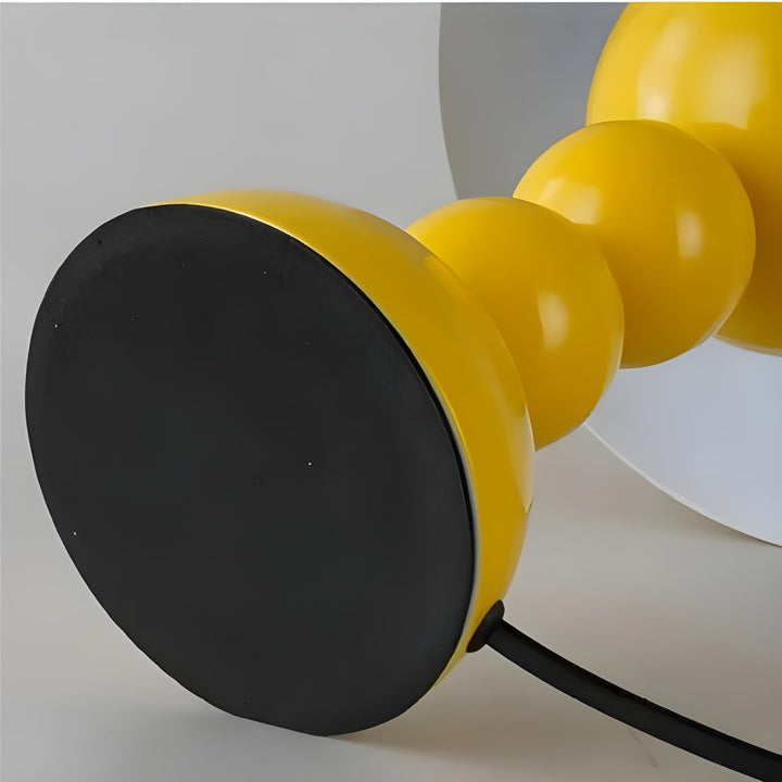 Scandinavian dimmable LED table lamp, elegant flower bud shape, accentuates home decor.