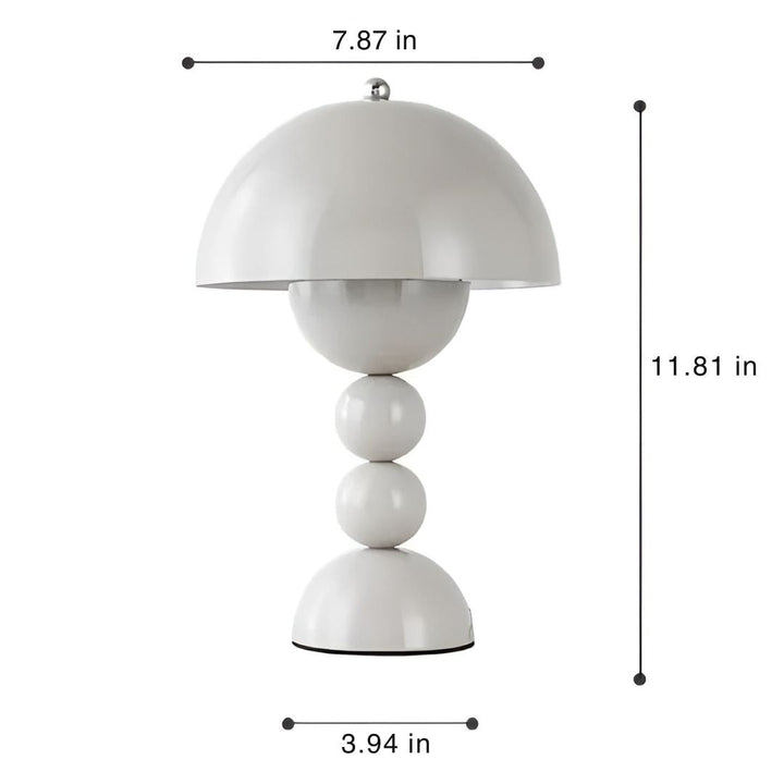Elegant flower bud dimmable LED desk lamp, modern design, ideal for reading & work.