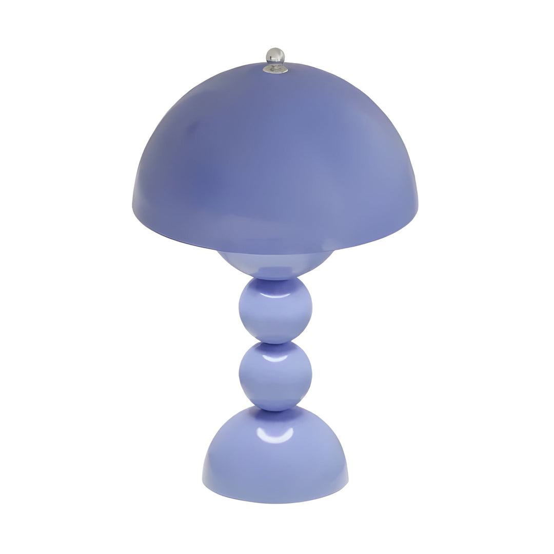 Contemporary flower bud LED table lamp, dimmable light for a modern living space.