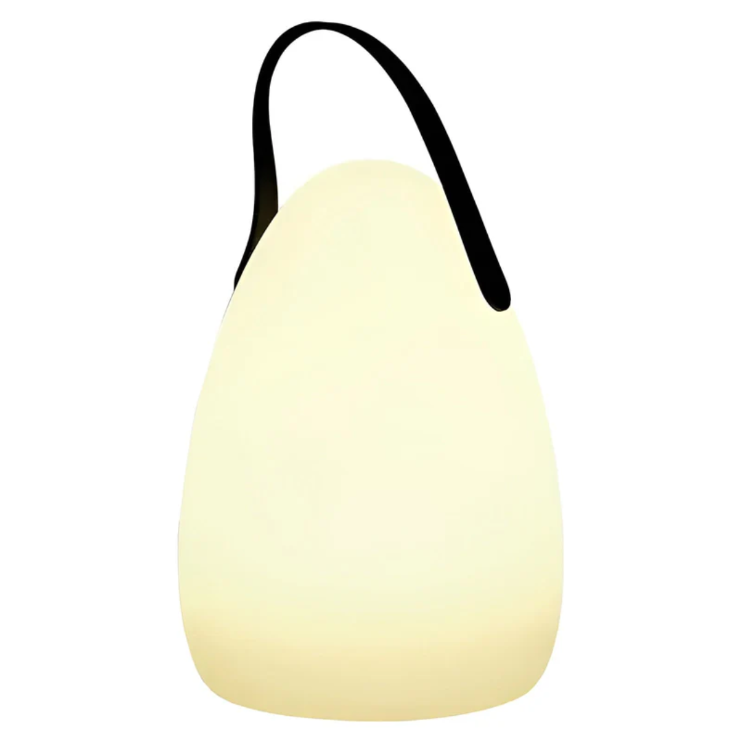 Portable wireless LED lamp with color changing feature, waterproof for indoor & outdoor use.