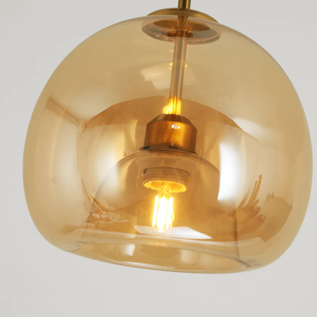 Modern round LED ceiling lamp "Aurelia" in black, perfect for elegant home living room lighting.