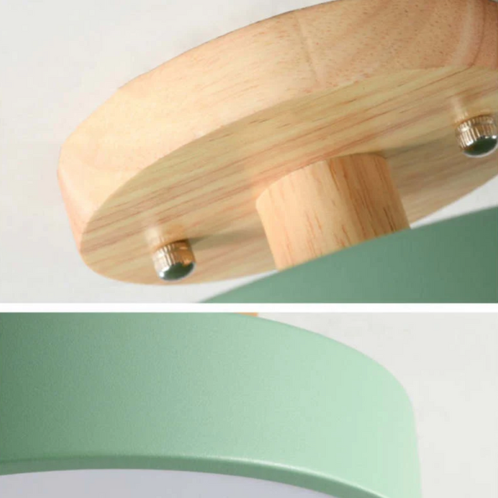 Modern round LED ceiling light, Nova series, perfect for living room decor.