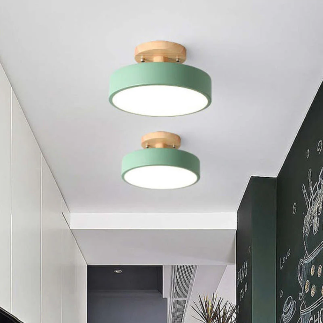 Contemporary round LED ceiling light, Nova, enhancing modern interiors.