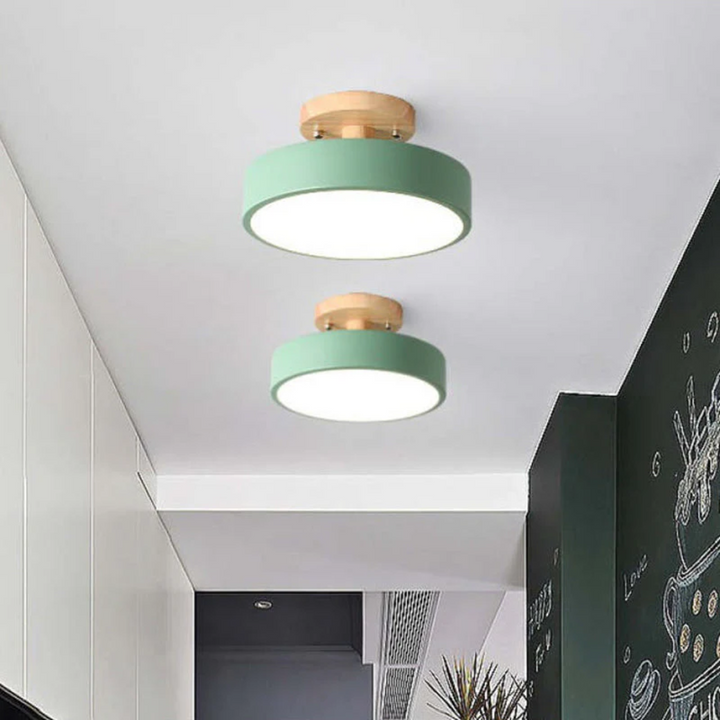 Contemporary round LED ceiling light, Nova, enhancing modern interiors.