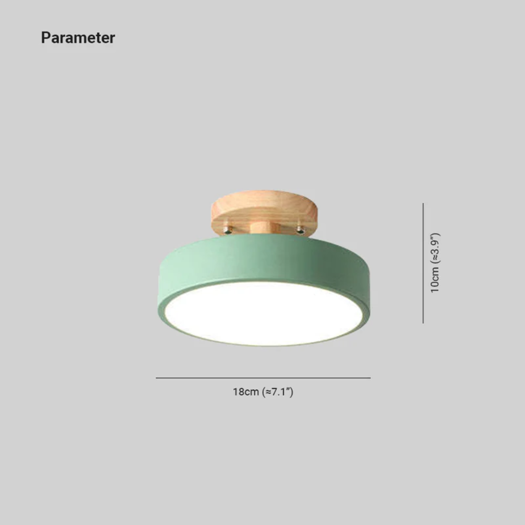 Nova series LED ceiling light, sleek and bright for modern kitchens.