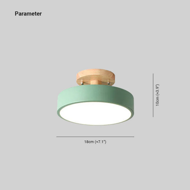 Nova series LED ceiling light, sleek and bright for modern kitchens.