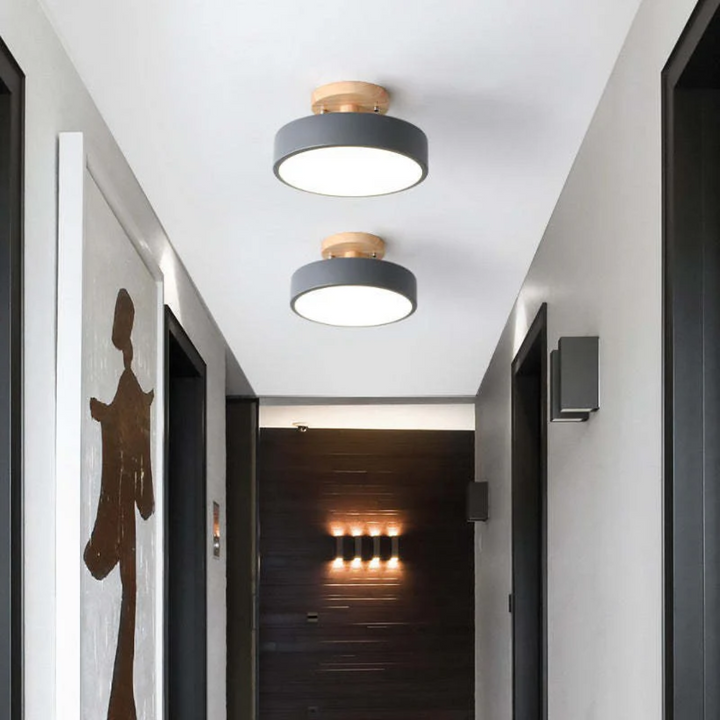 Sleek round LED ceiling lamp, Nova, an ideal choice for modern home lighting.