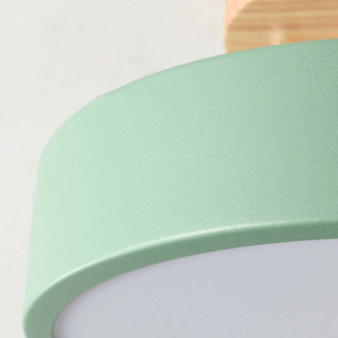 Sleek Nova LED ceiling lamp, modern design, ideal for bedroom lighting.