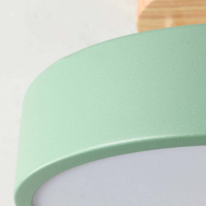 Sleek Nova LED ceiling lamp, modern design, ideal for bedroom lighting.