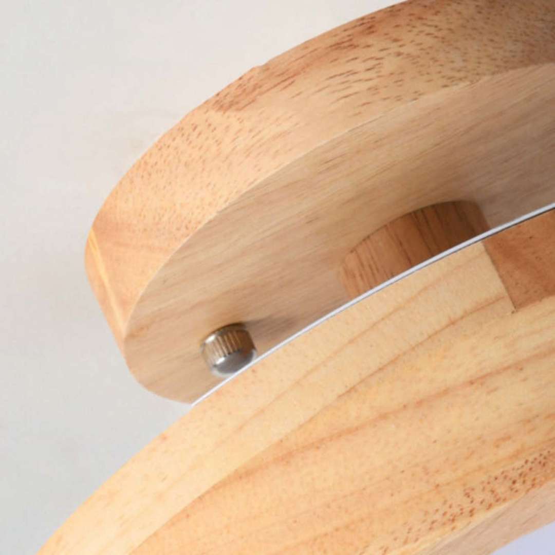 Contemporary Nova round LED lamp, stylish indoor lighting solution.