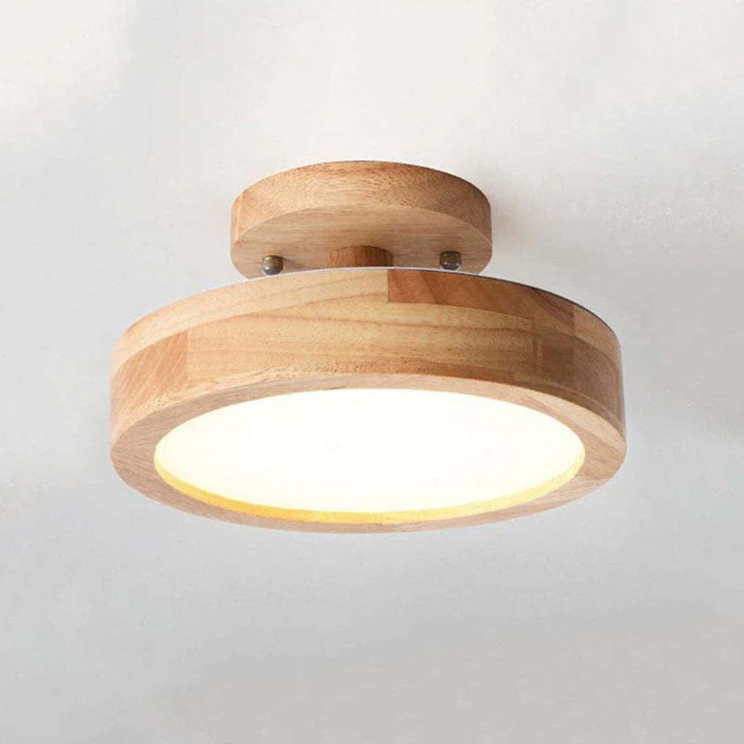 Minimalist round LED ceiling light, Nova, for a clean modern aesthetic.