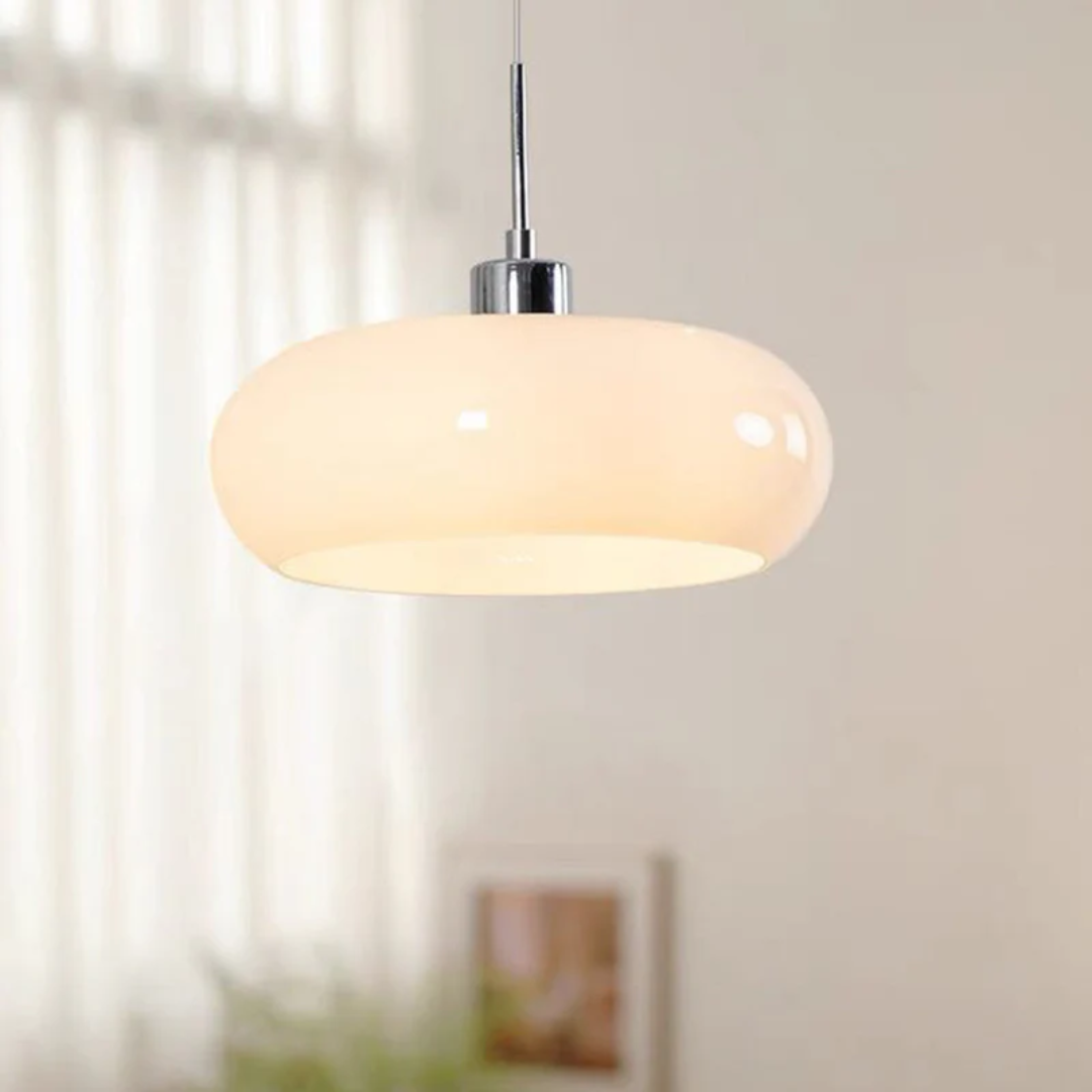 Contemporary round LED ceiling light, perfect for living room or bedroom modern home decor.