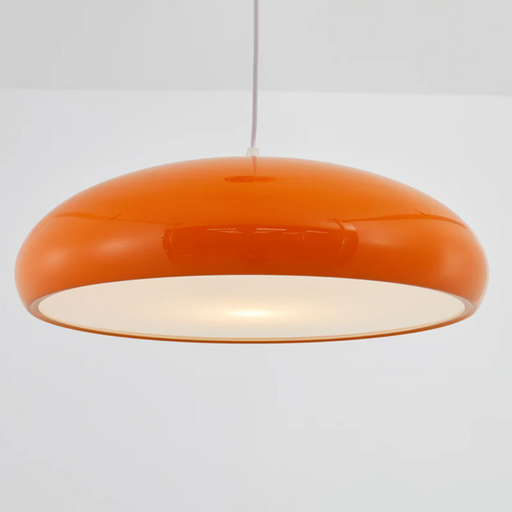 Modern Serena round LED pendant lamp, perfect for stylish living room decor.
