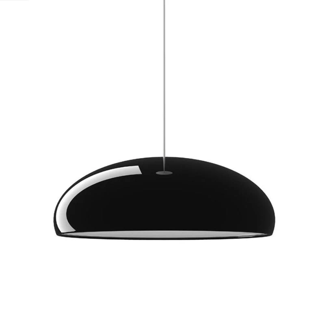 Modern Serena LED hanging lamp, round design for ambient home lighting.