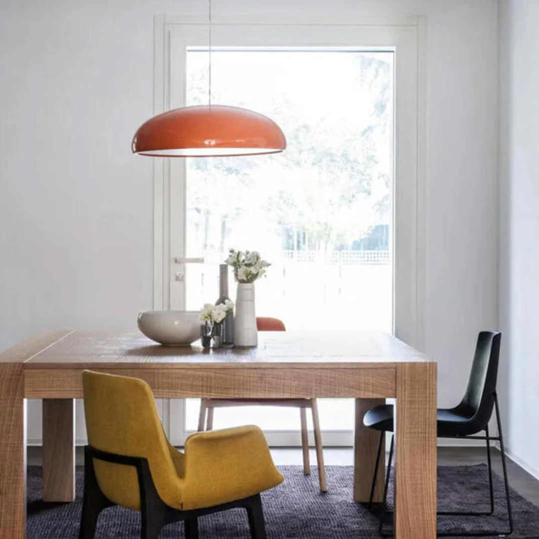 Serena LED pendant light, contemporary style for modern living spaces.