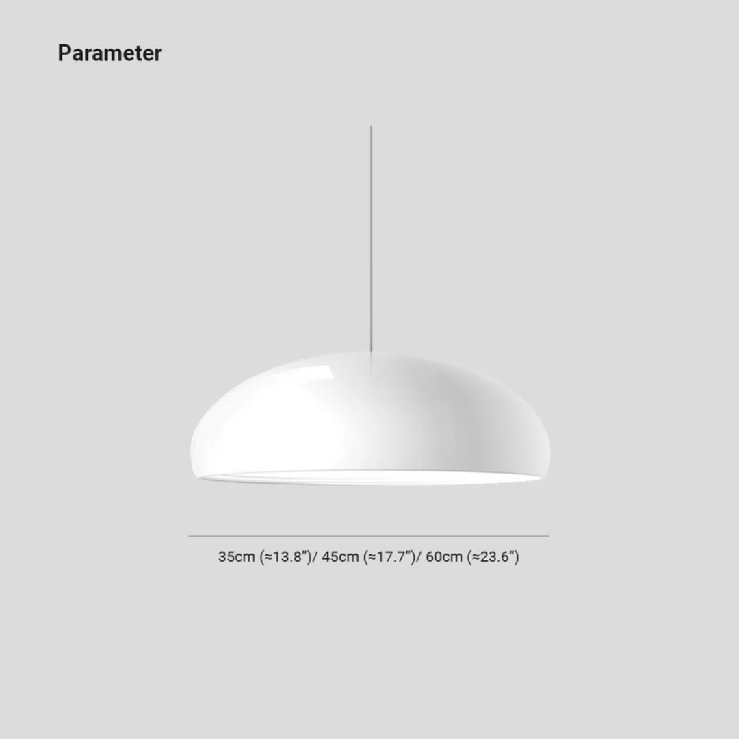 Elegant round Serena LED lamp, perfect ceiling fixture for modern bedroom lighting.