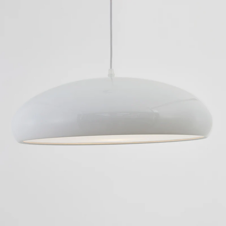 Elegant round LED pendant light, Serena model, a focal point for modern home decor.
