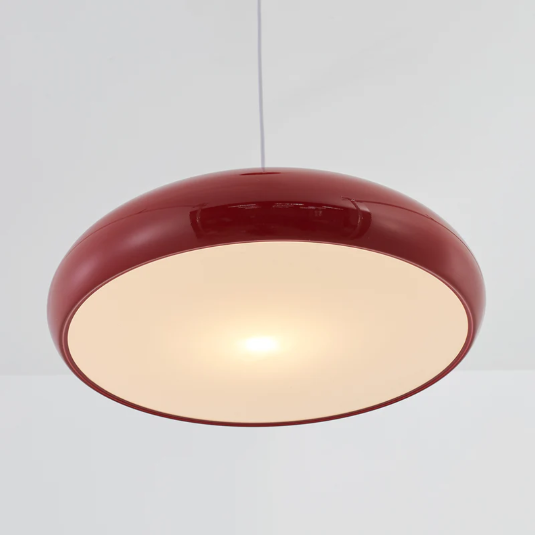 Round LED pendant lamp, Serena series, illuminates any stylish space with elegance.