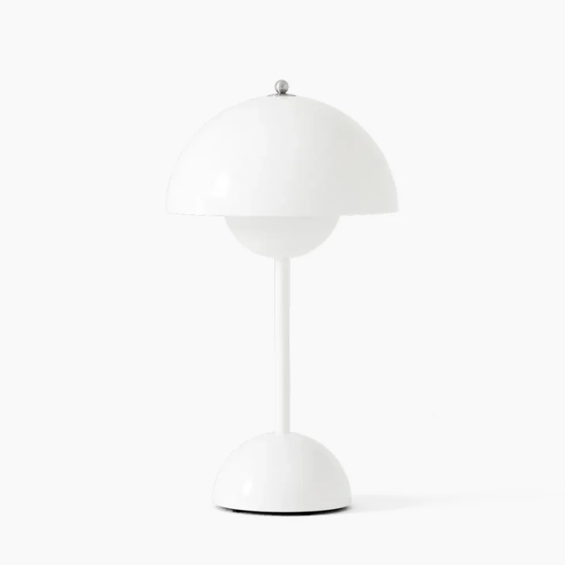 Modern touch LED table lamp, adjustable brightness for bedside or desk.