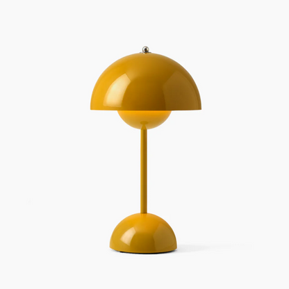 Aesthetic modern touch table lamp with ambient LED light for sophisticated decor.