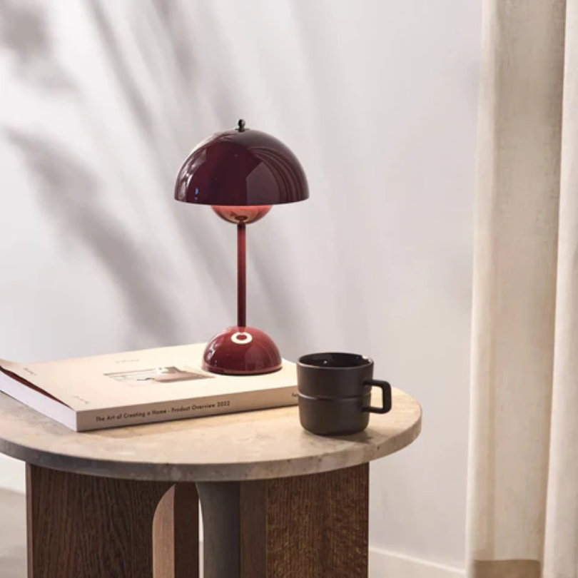 Touch-activated LED lamp, ideal for modern home, offering energy-efficient ambient light.