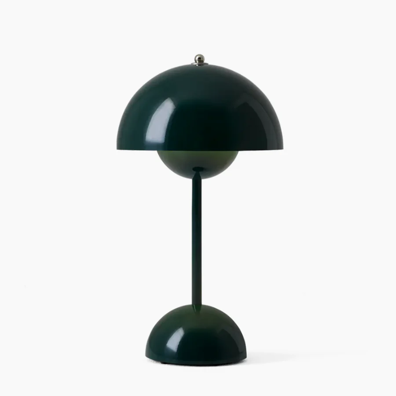 Contemporary LED bedside lamp, touch control, perfect for bedroom decor.