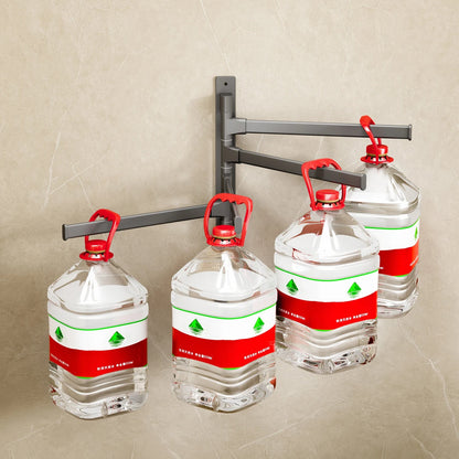 Durable, rustproof swivel arm towel rack, offering versatile wall-mounted storage for modern bathrooms.