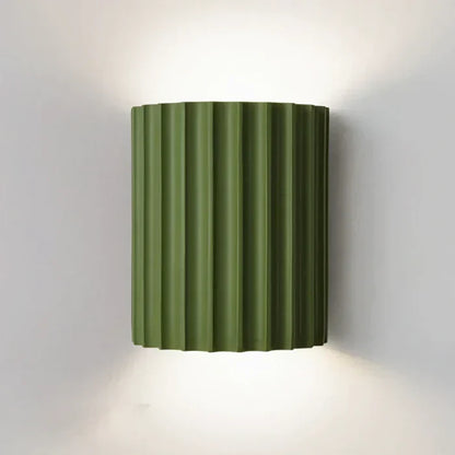 Modern wavy LED wall lamp, creating ambient lighting for cozy home and professional office settings.