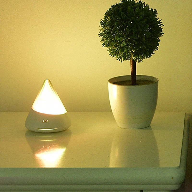 Modern wireless LED iceberg night light with ambient glow, perfect for stylish home decor.