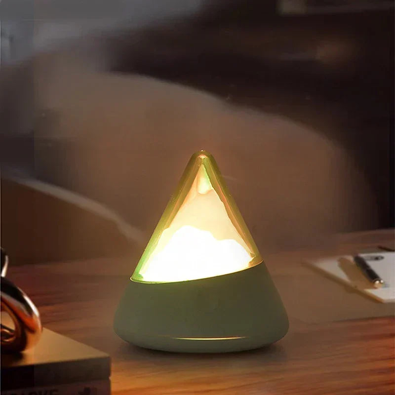 Stylish wireless LED night light for modern home decor, features ambient light & RGB colors.