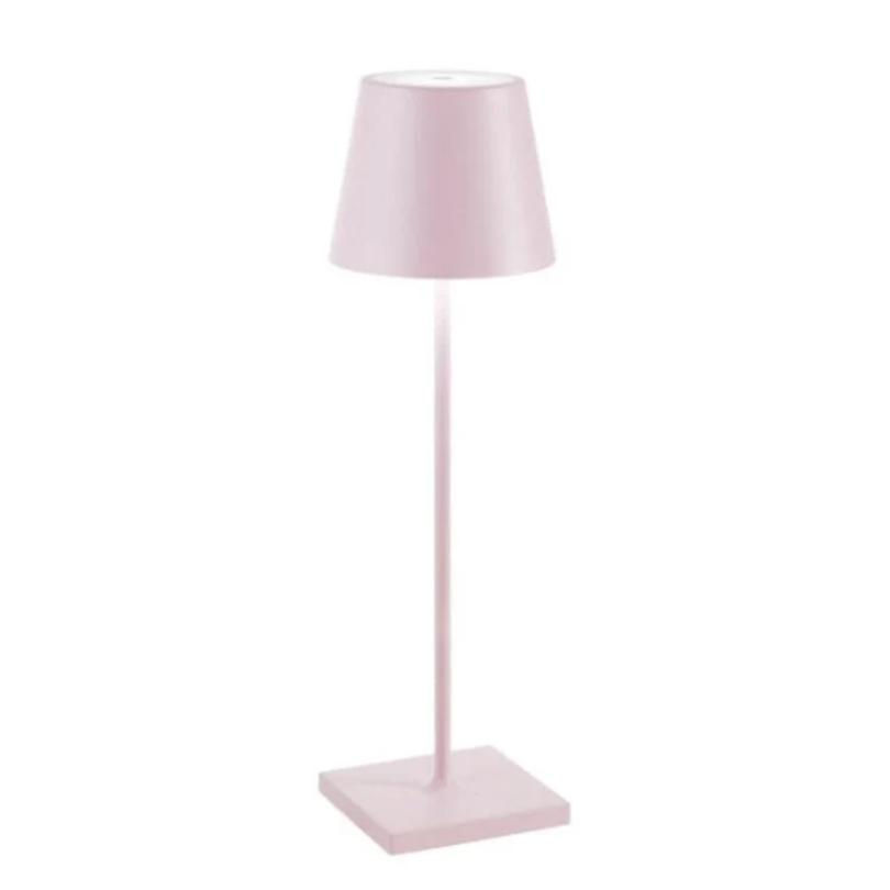Wireless modern LED lamp for stylish home lighting. Portable & touch-sensitive.