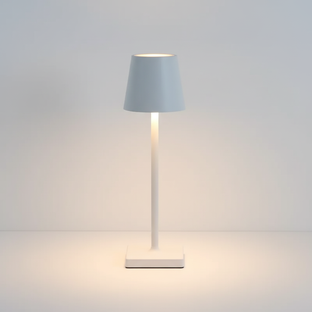 Sleek LightMagic wireless LED lamp with touch control, dimmable for versatile home decor.