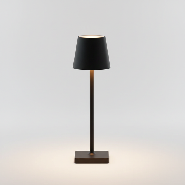 Unisex wireless LED table lamp, portable, dimmable, offering versatile indoor/outdoor lighting.