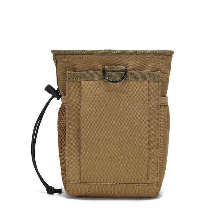 Water-resistant nylon MOLLE dump pouch, offering secure storage for hunting and outdoor adventures.