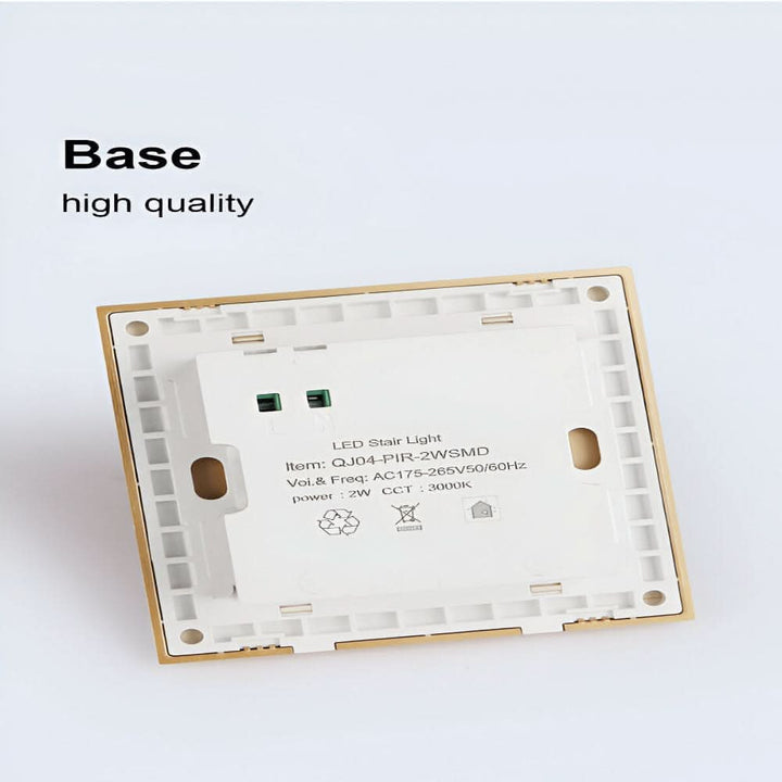 Automatic motion sensor LED light for night-time stair and hallway guidance. Home safety essential.