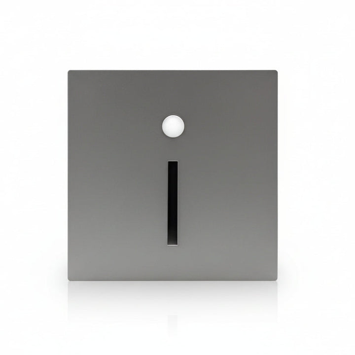 Slim profile motion sensor LED stair light. Blends with modern home decor for discreet safety.