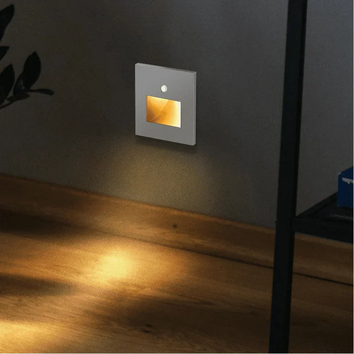 Smart motion sensor LED hallway light. Enhances home safety & prevents falls in low light.